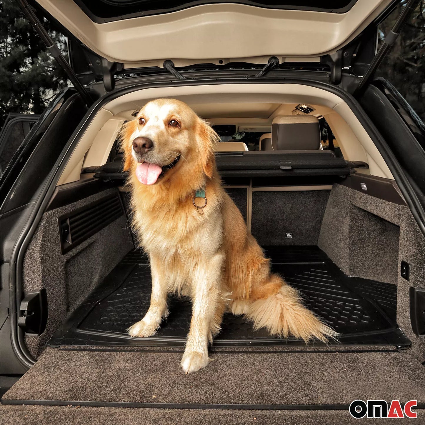 Semi-Custom Fit Floor Mats & Cargo Liner Waterproof for Jeep Rubber Black 6 Pcs