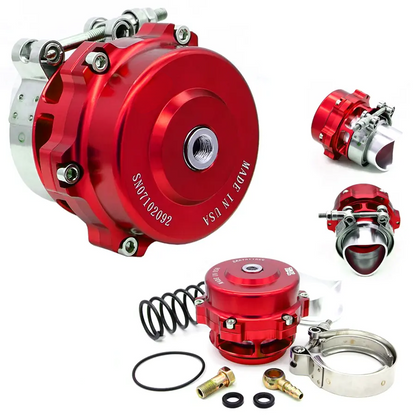 Tial Q BV50 Style Red 50mm Blow Off Valve BOV with 6 PSI + 18 PSI Springs