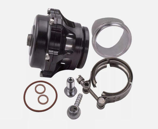 Universal 50mm Black Aluminum 360° Turbocharger Blow-Off Valve (BOV) – 35 PSI Boost