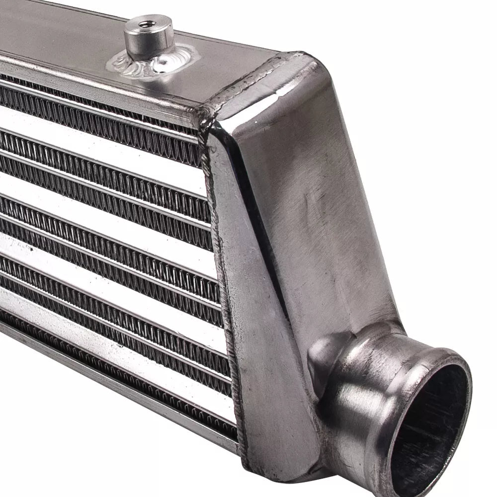 Universal Turbo Front Mount Aluminum Intercooler 27" x 7" x 2.5" Tube & Fin