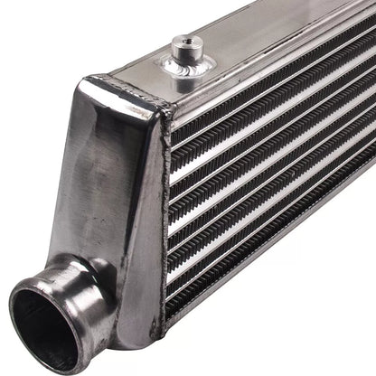 Universal Turbo Front Mount Aluminum Intercooler 27" x 7" x 2.5" Tube & Fin