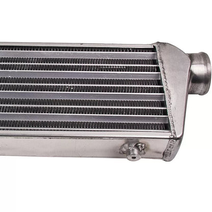 Universal Turbo Front Mount Aluminum Intercooler 27" x 7" x 2.5" Tube & Fin