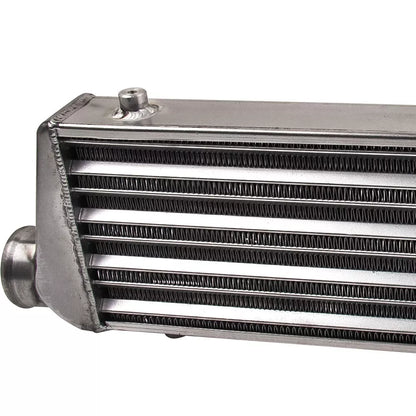 Universal Turbo Front Mount Aluminum Intercooler 27" x 7" x 2.5" Tube & Fin